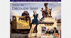 Desktop Screenshot of decoupe-laser-papier.com