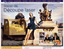 Tablet Screenshot of decoupe-laser-papier.com